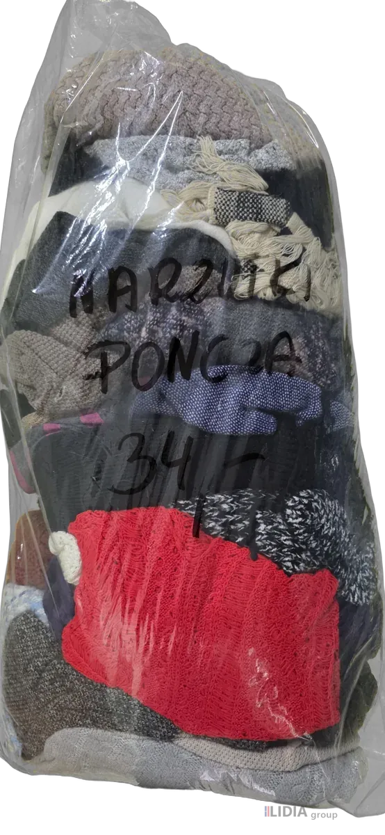 Używane poncza i narzutki na kilogramy, zdjęcie 1