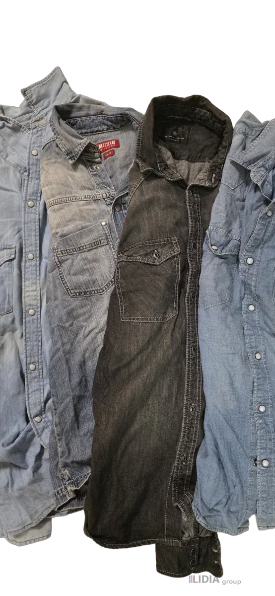 Używane koszule jeansowe na kilogramy
