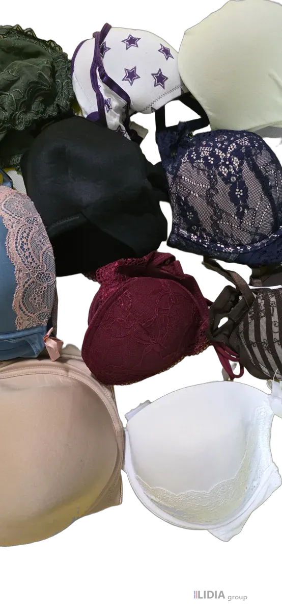 Używane biustonosze na kilogramy