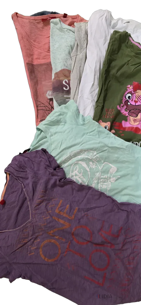 Używane t-shirty damskie na kilogramy